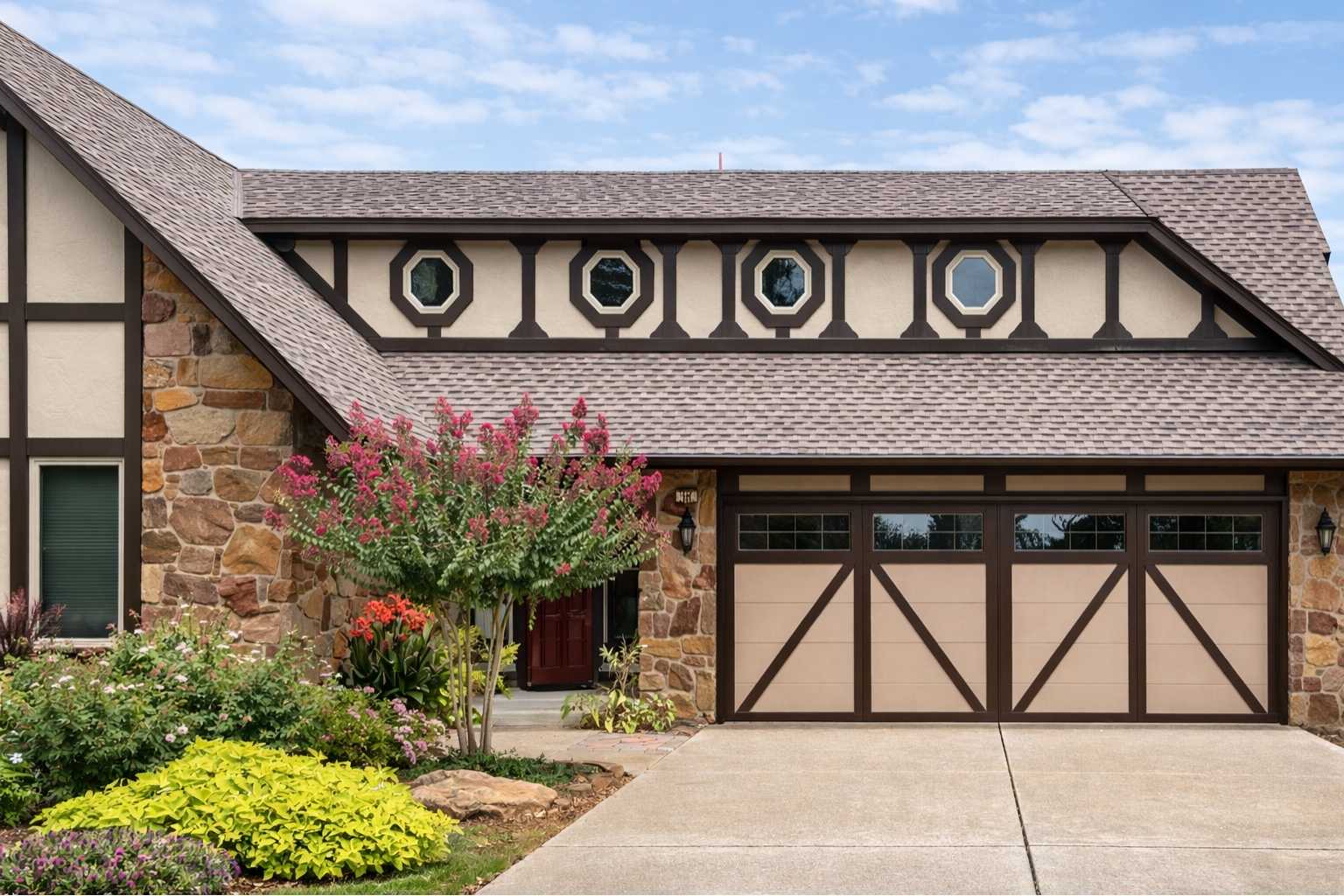 Carriage House Style Garage Doors - Model 7560